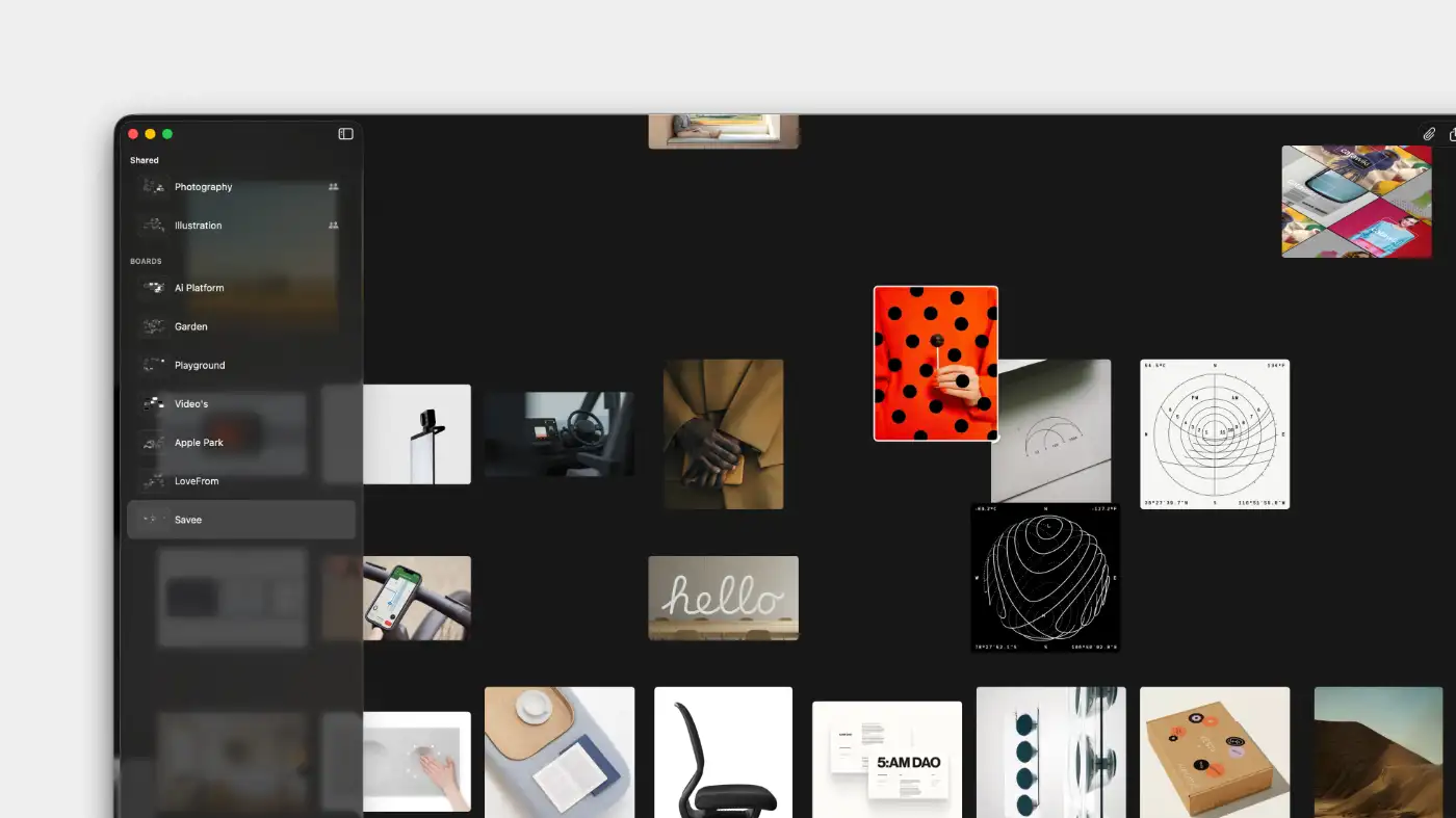 Reference Board for macOS