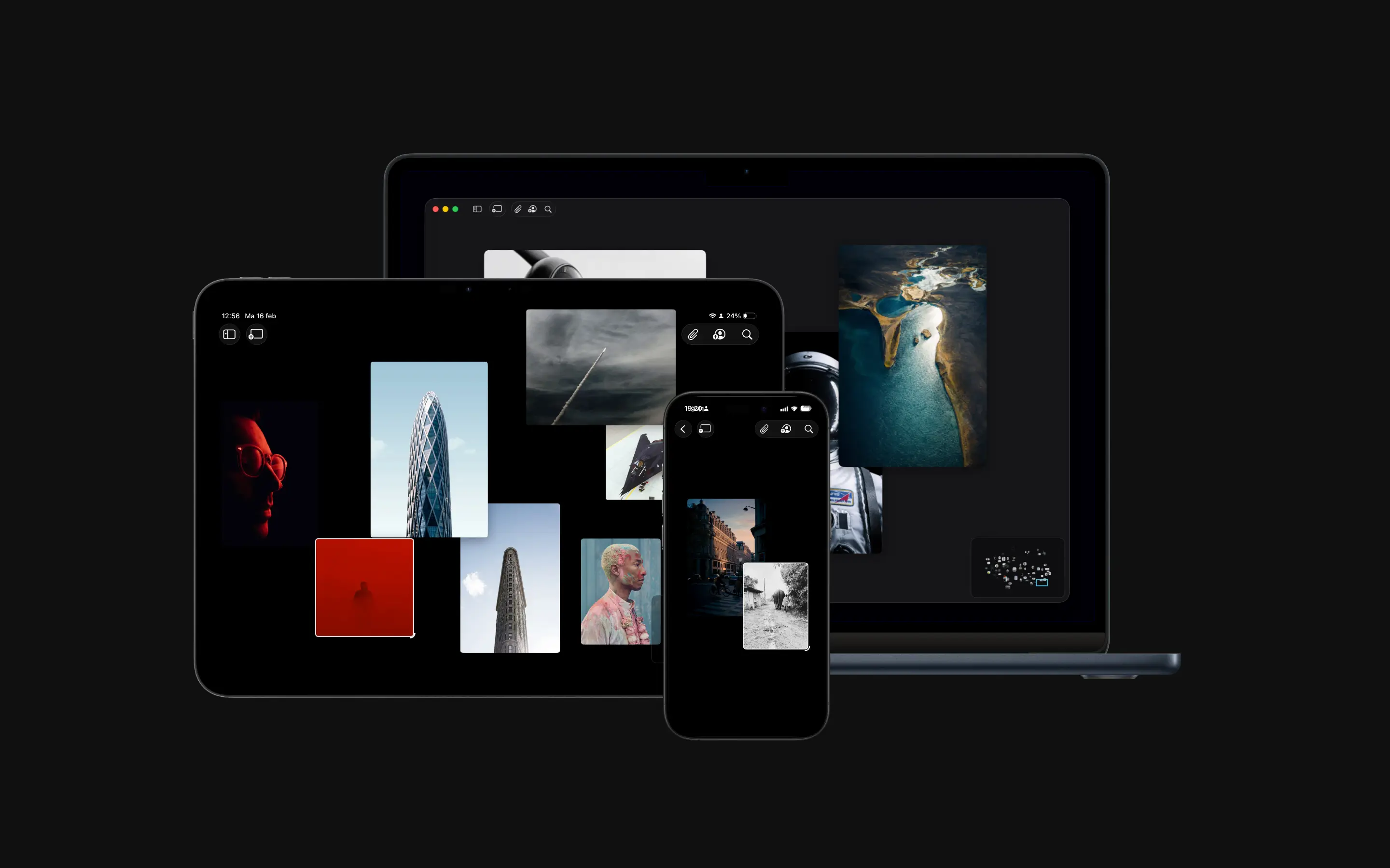 Ripple Moodboard app for IOS, Macos and iPad